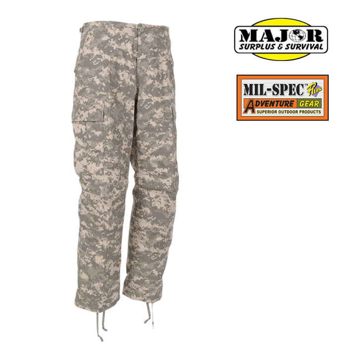 메이저 서플러스(Major Surplus) [Major Surplus&Survival] Mil-Spec Plus BDU Pants (ACU)- 밀스펙 플러스 BDU 바지 (ACU)