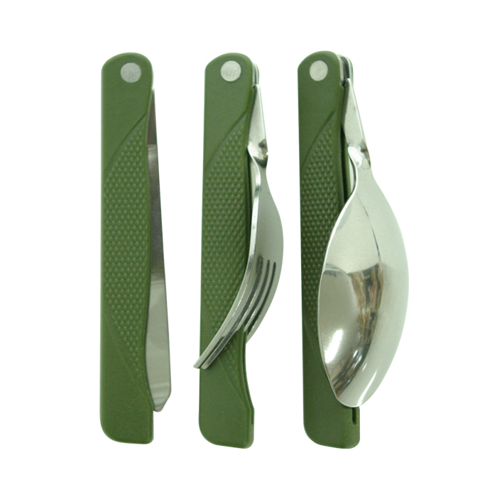 기타브랜드(ETC) Military Outdoor Spoon & Fork & Knife Set - 밀리터리 아웃도어  국방색 스푼/포크/나이프 세트