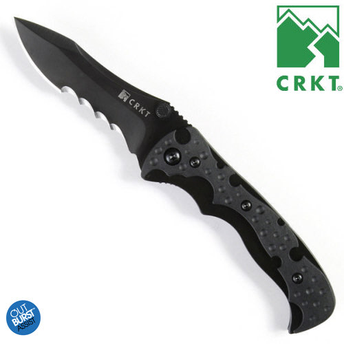 씨알케이티(CRKT) [CRKT] Mini My Tighe Veff Serrations (Designed by Brian Tighe) - CRKT 미니 마이 타이 블랙(s)