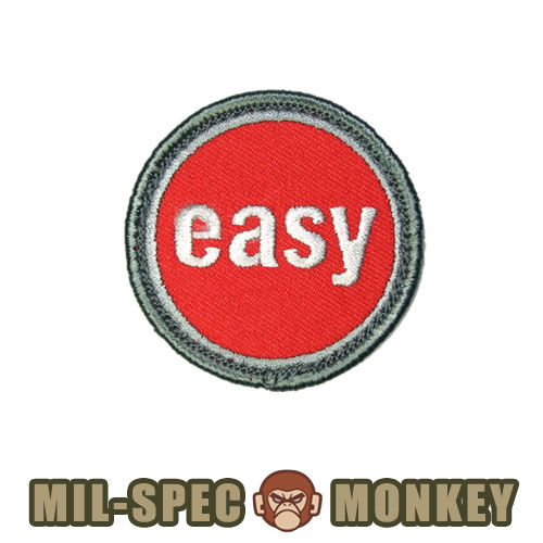 밀스펙 몽키(Mil Spec Monkey) [Mil-Spec Monkey] Easy Botton (COLOR) - 밀스펙 몽키 패치 이지 버튼 0078 (레드)
