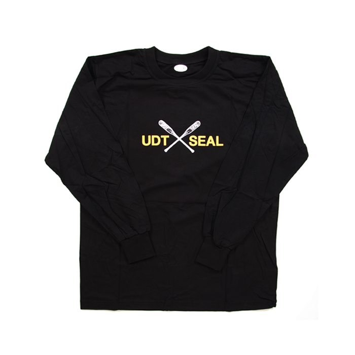 디엔 디자인(DN Design) [디엔] UDT Cross Seal Logo Shirt (Black) - 디엔 UDT 크로스 SEAL 긴팔 티셔츠 (블랙)