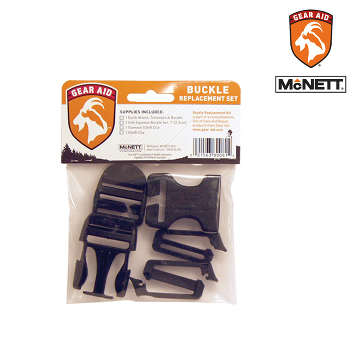 맥넷(Mcnett) [Mcnett] Gear Aid Buckle Replacement set - 맥넷 기어 에이드 버클 교체 세트