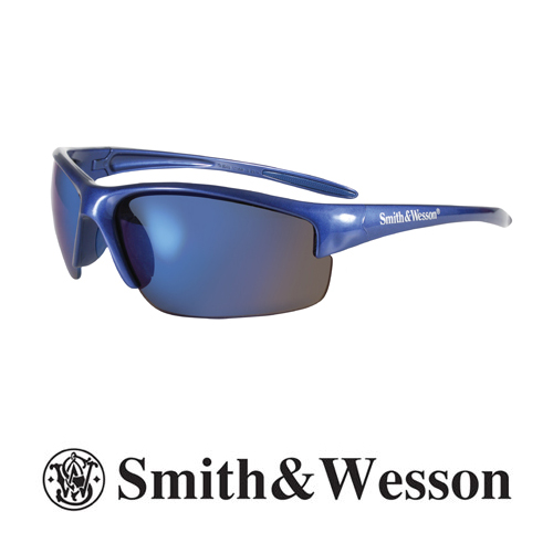 스미스앤웨슨(Smith&Wesson) [Smith & Wesson] Equalizer Anti-Fog Sunglasses - 스미스 웨슨 이퀄라이저 안티포그 선글라스 (블루 프레임/블루 미러 렌즈)