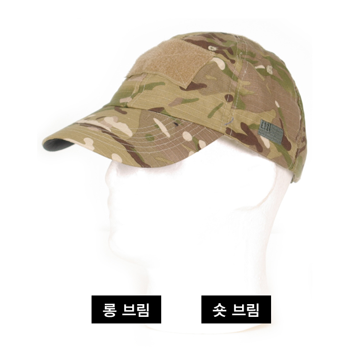 빅드래곤(Big Dragon) Tactical Baseball Cap Short Brim - 택티컬 베이스볼캡 롱&숏 브림 (멀티캠)