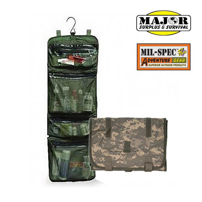 메이저 서플러스(Major Surplus) [Major Surplus&Survival] Military Toiletries Bag (ACU) - 밀리터리 다용도 세면백 (ACU)