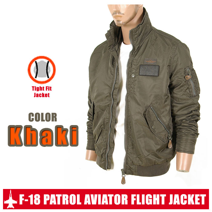 기타브랜드(ETC) Patrol Aviator Flight Jacket Marine - 패트롤 에비에이터 항공 자켓 (카키)