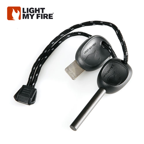 라이트마이파이어(LightMyFire) [Light My Fire] Swedish Fire Steel 2.0 Scout (Black) - 라이트 마이 파이어 스웨덴 파이어스틸 2.0 스카우트형 (블랙)