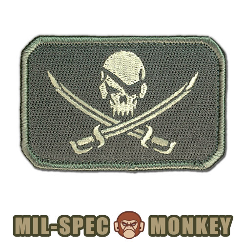 밀스펙 몽키(Mil Spec Monkey) 밀스펙 몽키 패치 파이러트 스컬 플래그 0057 (ACU/라이트)