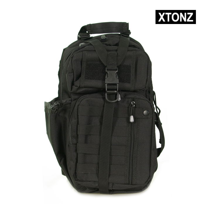 엑스톤즈(XTONZ) [XTONZ] B104 Tactical Black Bag - 엑스톤즈 택티컬 백 (블랙)