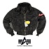 [Alpha] B-15 Nylon Flight Jacket Black - 알파 B-15 플라이트 자켓 (블랙)