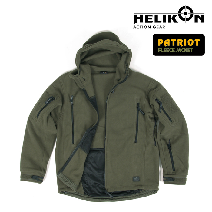 기타브랜드(ETC) [Helikon] Patriot Fleece Jacket OD - 헬리콘 패트리어트 플리스 자켓 (OD)