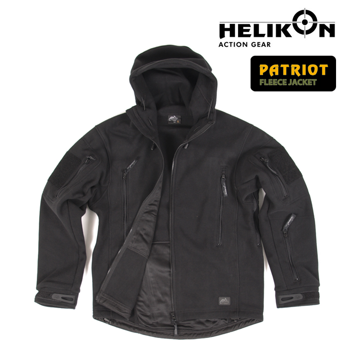 기타브랜드(ETC) [Helikon] Patriot Fleece Jacket Black - 헬리콘 패트리어트 플리스 자켓 (블랙)