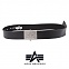 [Alpha] Leather Belt (Black) - 알파 레더 벨트 (블랙)