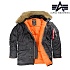 [Alpha] Slim Fit N3B Parka (Black) - 알파 N3B 파카 슬림핏 (블랙)