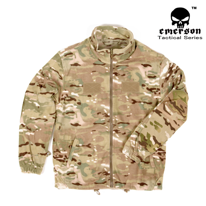 에머슨(EMERSON) [Emerson] Warm Fleece Jacket (Multicam) - 에머슨 플리스 짚업 자켓 (멀티캠)