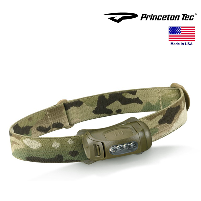 프린스톤 테크(Princeton Tec) [Princeton Tec] Fred Tactical Headlamp (Multicam) - 프린스톤 테크 프레드 택티컬 헤드랜턴 (Multicam)