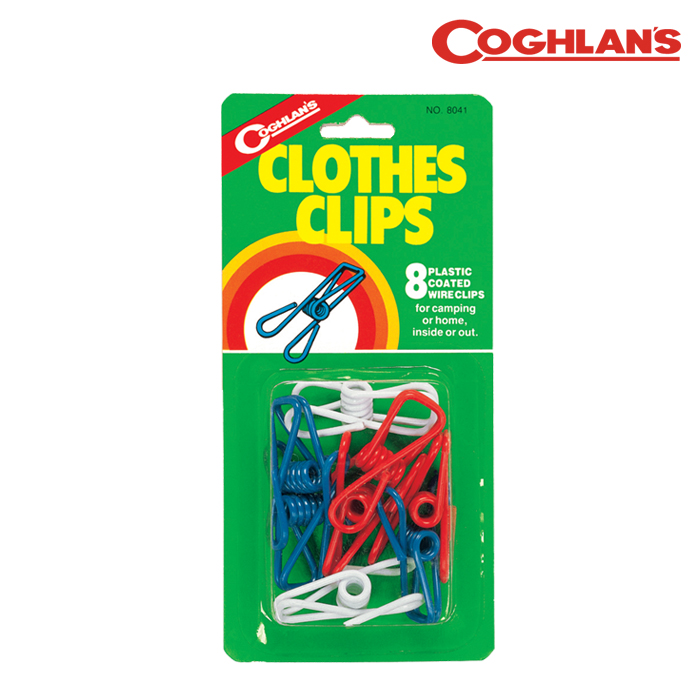 코글란(Coghlans) [Coghlans] Clothes Clips - pkg of 8 - 코글란 캠핑용 집게 8개팩