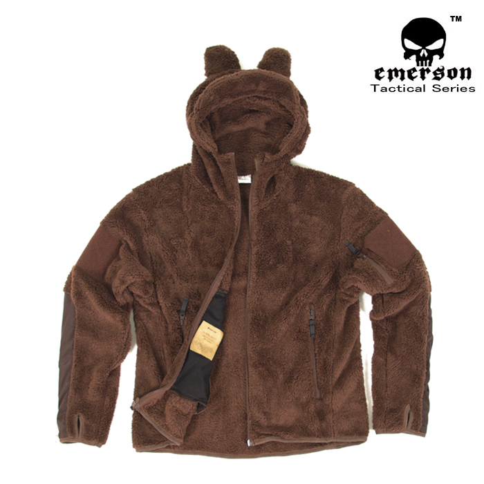 에머슨(EMERSON) [Emerson] Bear Master Hoodie (Coyote) - 에머슨 베어 후디 자켓 (코요테)