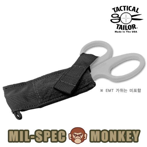 밀스펙 몽키(Mil Spec Monkey) [Mil-Spec Monkey] Shear Pouch (Black) - 밀스펙 몽키 EMT 가위용 파우치 (검정)