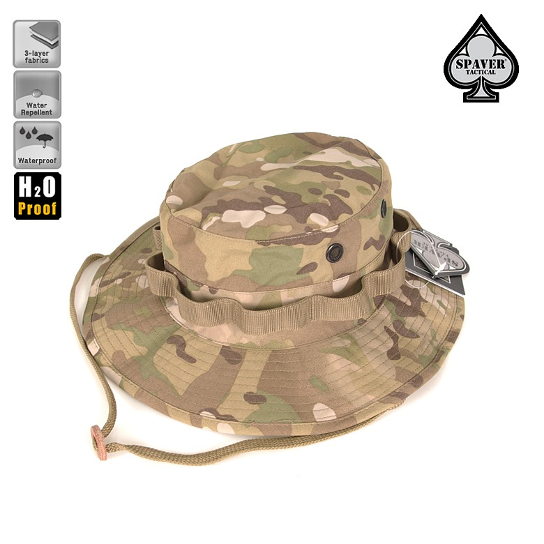 스페이버(SPAVER) 스페이버 방수/발수/방풍 부니햇 (멀티카모)