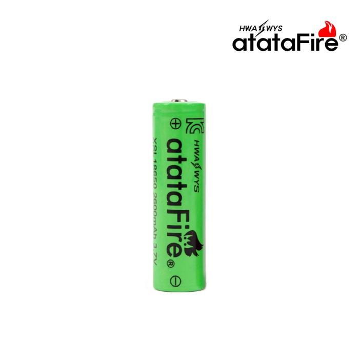아타타(atata) [Atata Fire] Rechargeable Battery - 아타타 파이어 XSL 18650 2600mAh 충전지