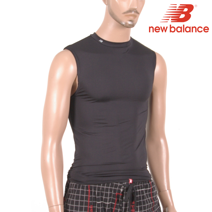 뉴발란스(New Balance) [New Balance] Performance Compression Sleeveless (Black) - 뉴발란스 퍼포먼스 컴프레이션 슬리브리스 (블랙)