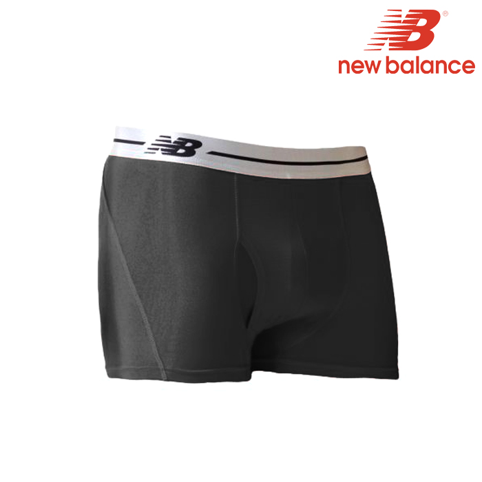 뉴발란스(New Balance) [New Balance] Compression Sport Trunk 3inch - 뉴발란스 컴프레이션 스포츠 트렁크 3인치 (화이트밴드/블랙컬러)