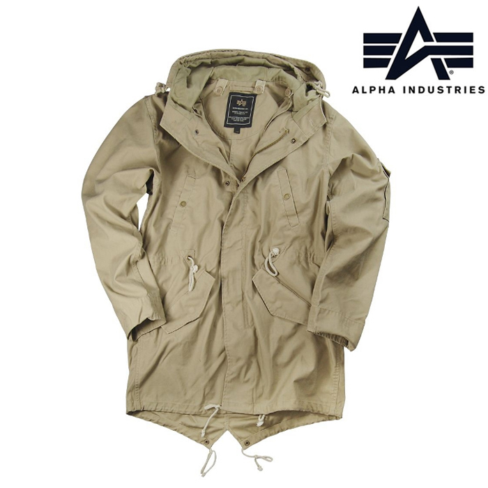 알파 인더스트리(Alpha Industries) [Alpha] Duster Field Coat Khaki -  더스트 필드 코트 (카키)
