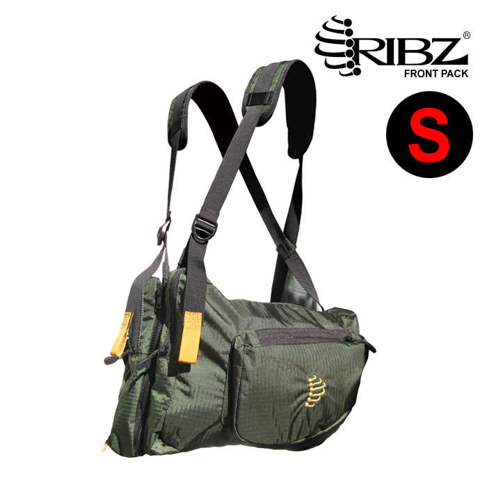 립즈(RIBZ Wear) [Ribz] Front Pack Small (Green) - 립즈 프론트팩 스몰 (그린)