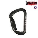 [Brigade] Fusion Essence Auto Locking (Black) - 브리게이드 알루미늄 카라비너 자동잠금형 (블랙) FP9313B