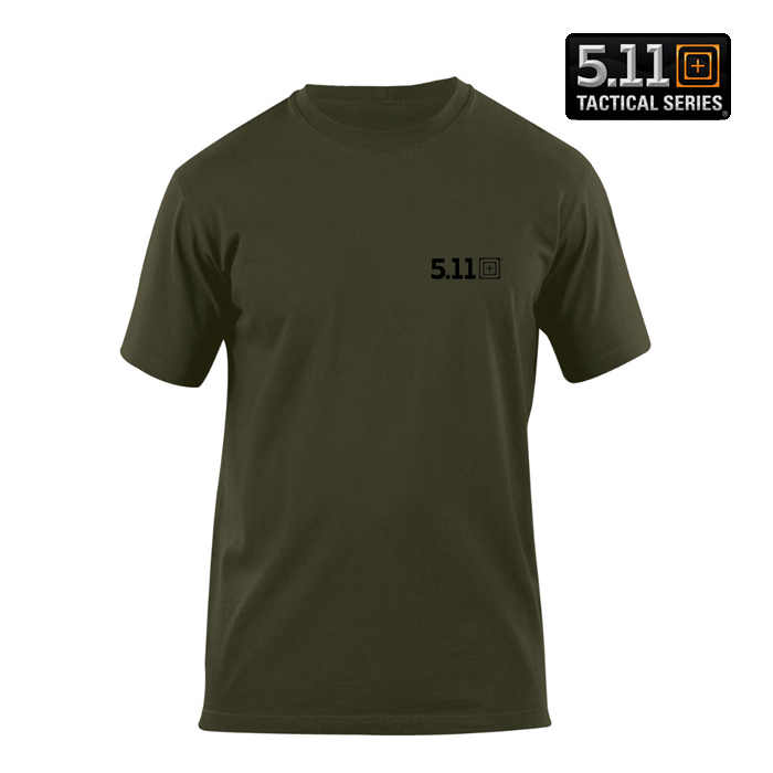 511 택티컬(511 Tactical) [5.11 Tactical] Tough Men Stand Ready T-Shirt OD - 5.11 택티컬 터프 맨 스탠드 레디 국방색 티셔츠 (40088C)