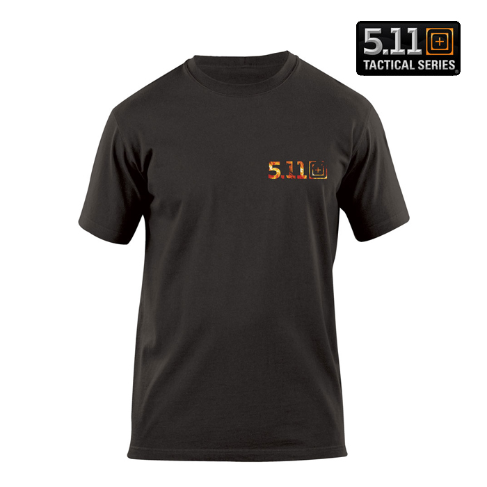 511 택티컬(511 Tactical) [5.11 Tactical] Our Day Begins T-Shirt Black - 5.11 택티컬 아워 데이 비긴즈 블랙 티셔츠 (40088F)