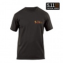 [5.11 Tactical] Our Day Begins T-Shirt Black - 5.11 택티컬 아워 데이 비긴즈 블랙 티셔츠 (40088F)