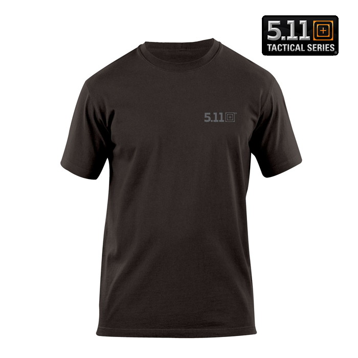 511 택티컬(511 Tactical) [5.11 Tactical] 2799 FPS T-Shirt Black - 5.11 택티컬 2799 FPS 로고 블랙 티셔츠 (40088I)