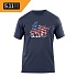 [5.11 Tactical] Patriots T-Shirt (Navy) - 5.11 택티컬 패트리어트 네이비 티셔츠 (네이비/40088Q)