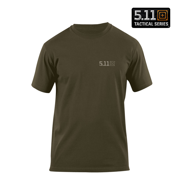 511 택티컬(511 Tactical) [5.11 Tactical] Old Fashioned T-Shirt OD - 5.11 택티컬 올드 패션드 국방색 티셔츠 (40088R)
