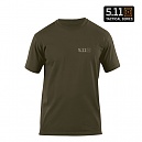 [5.11 Tactical] Old Fashioned T-Shirt OD - 5.11 택티컬 올드 패션드 국방색 티셔츠 (40088R)