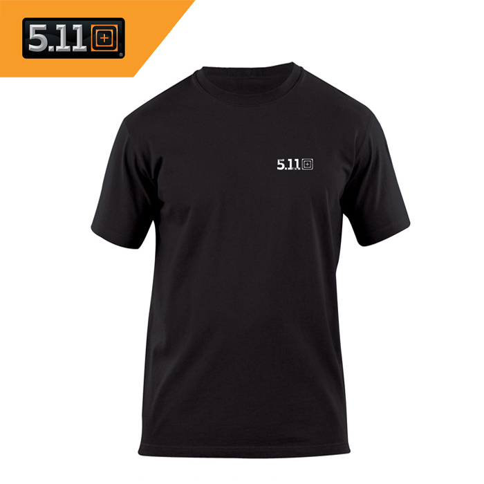 511 택티컬(511 Tactical) [5.11 Tactical] Target Practice T-Shirt (Black) - 5.11 택티컬 타겟 프랙티스 티셔츠 (블랙/40088X)