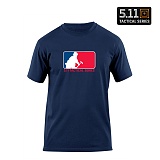 [5.11 Tactical] American Fire Fighter T-Shirt Navy - 5.11 택티컬 아메리칸 파이어 파이터 티셔츠 (40088Z/네이비)