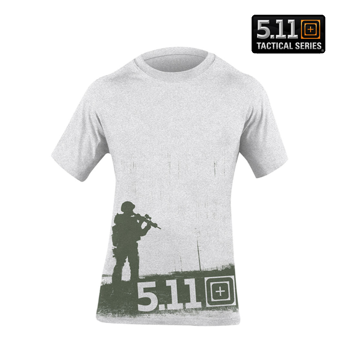 511 택티컬(511 Tactical) [5.11 Tactical] Taking Point T-Shirt ASH Gray - 5.11 택티컬 테이킹 포인트 ASH 그레이 티셔츠 (40133A)