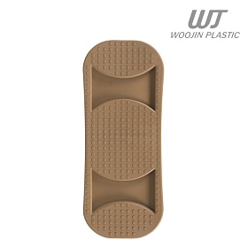 (WJ Plastic) 우진 플라스틱 50mm 오벌 숄더 패드 2개 세트 (4508/코요테)