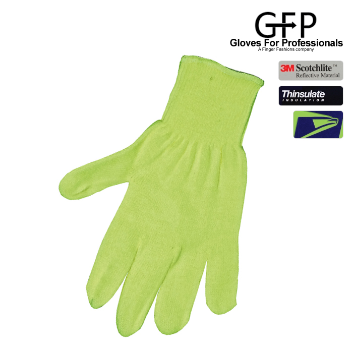 지에프피(GFP Glove) 지에프피 아크릴 니트 언라인드 Hi-Vis 글러브 (876)