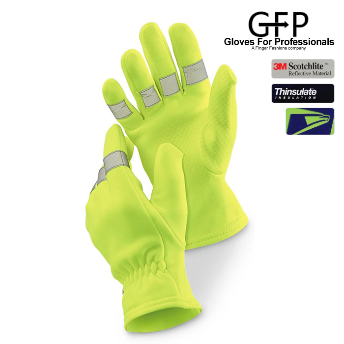 지에프피(GFP Glove) 지에프피 4 방향 스트레치 HI-VIS 글러브 (480)