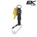 [EK Ekcessories] Keybiner II w/ Thermometer (Black) - EK 열쇠고리/온도계 카라비너 (블랙)