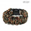 [Bison Designs] Survivor Paracord Bracelet (Camo) - 바이슨 디자인 서바이벌 파라코드 팔찌 M/21cm (카모)