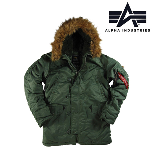 알파 인더스트리(Alpha Industries) [Alpha] N-3B Parka Sage Green - 알파 N3B 파카 (세이지 그린)