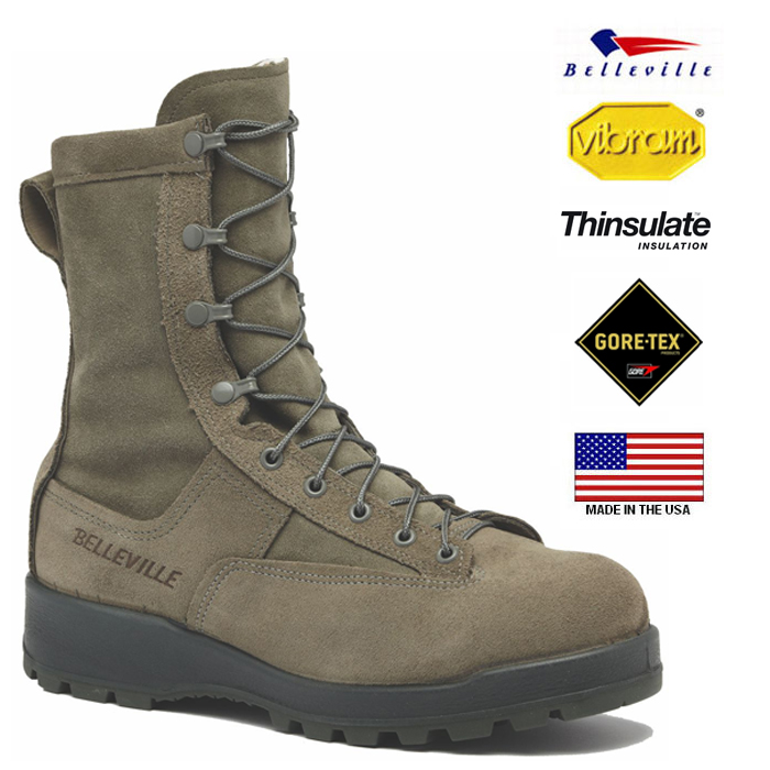 벨르빌레(Belleville) [Belleville] 675ST Cold Weather Waterproof Insulated 600g Safety Toe Boot USAF - 베르빌레 미공군 고어