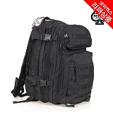 [Spaver] New Falcon Tactical BackPack (Black) - 스페이버 팔콘 1.5일용 택티컬 백팩 (블랙) / 오른쪽 배낭 끈 박음질 불량 