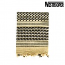 [West Rooper] Light Weight Shemagh Desert Scarves (Sand/Black) - 웨스트루퍼 택티컬 쉐마그 스카프 (샌드/블랙)