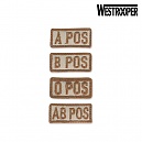 [West Rooper] Bloodtype Patch (TAN) - 웨스트루퍼 혈액형 패치 (TAN)